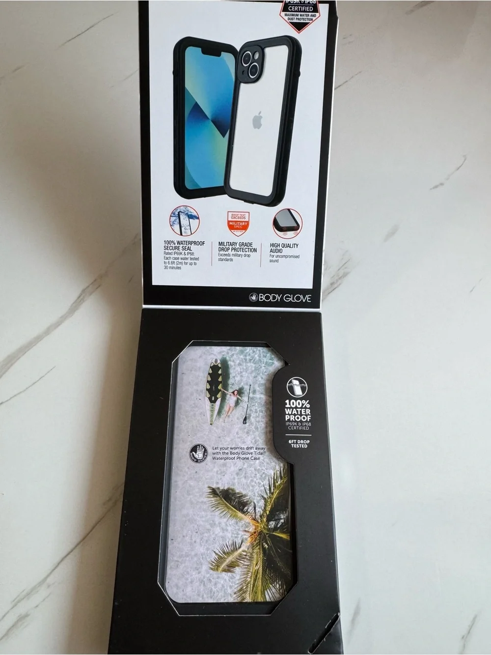 Body Glove Black Tidal Waterproof Case for iPhone 13